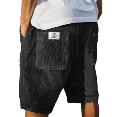 dilavora® - Kort, elegant fløyelsshorts