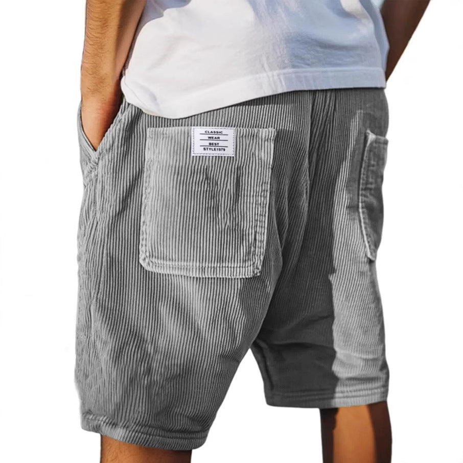 dilavora® - Kort, elegant fløyelsshorts