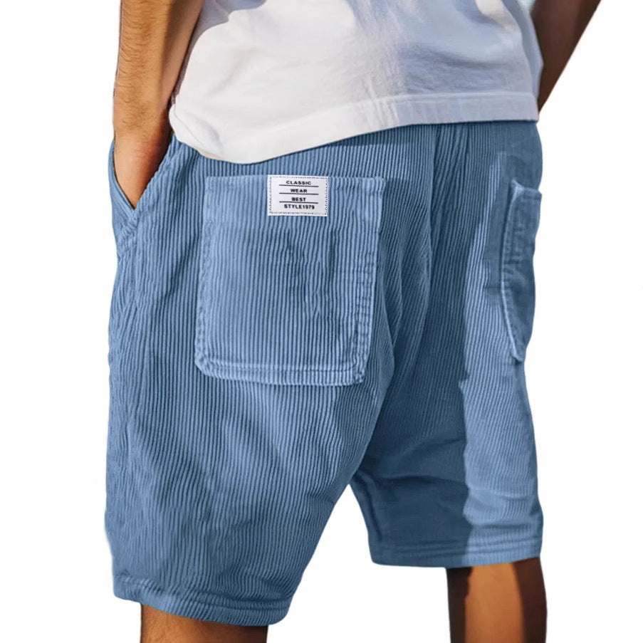 dilavora® - Kort, elegant fløyelsshorts