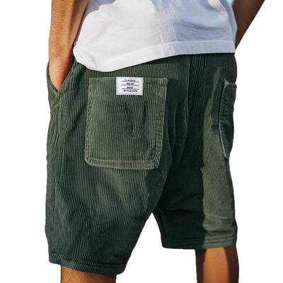 dilavora® - Kort, elegant fløyelsshorts