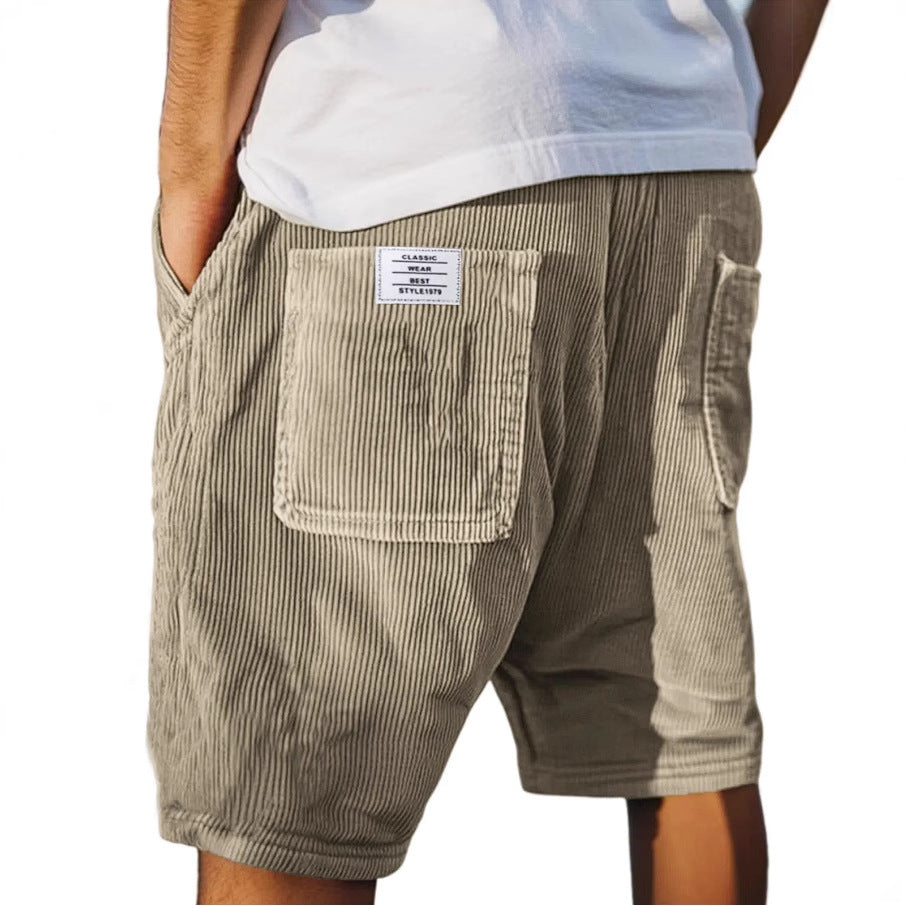 dilavora® - Kort, elegant fløyelsshorts
